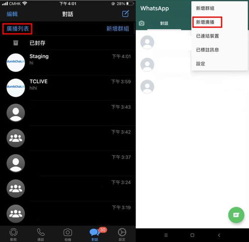 whatsapp的群发广播列表,轻松实现高效群组沟通