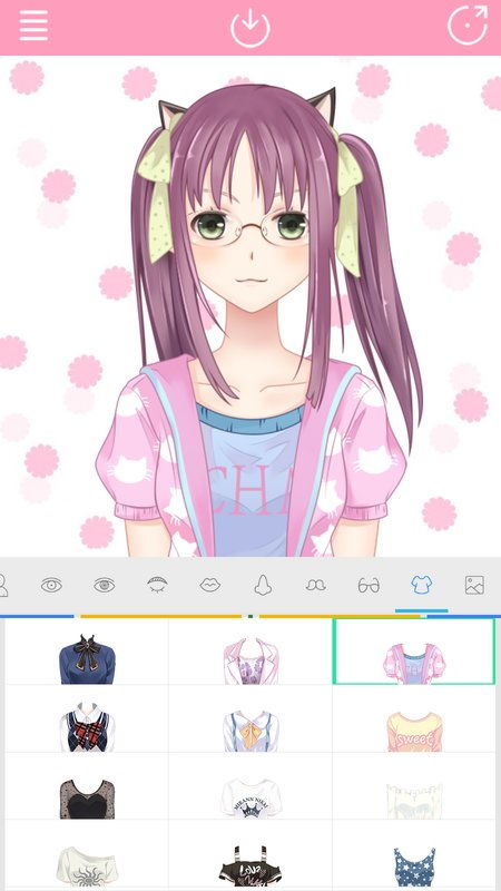 粉彩女孩换装游戏下载 